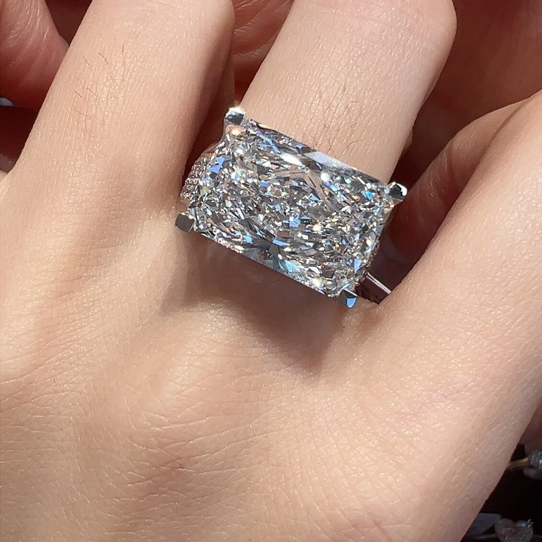 实验室培育钻石18K金镶嵌@@C236