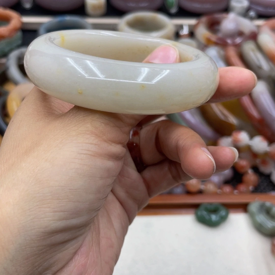 石英岩玉圈口55未镶嵌