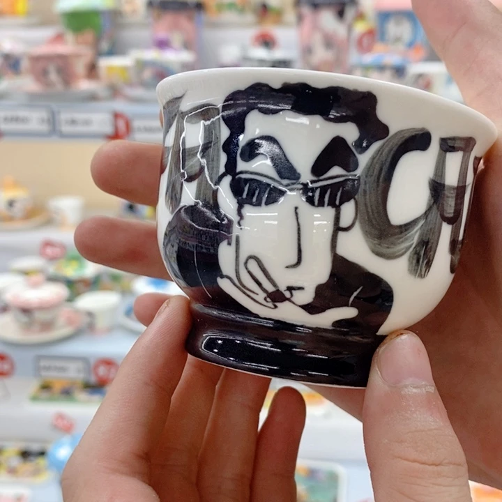 高温釉下彩纯手工手绘陶瓷