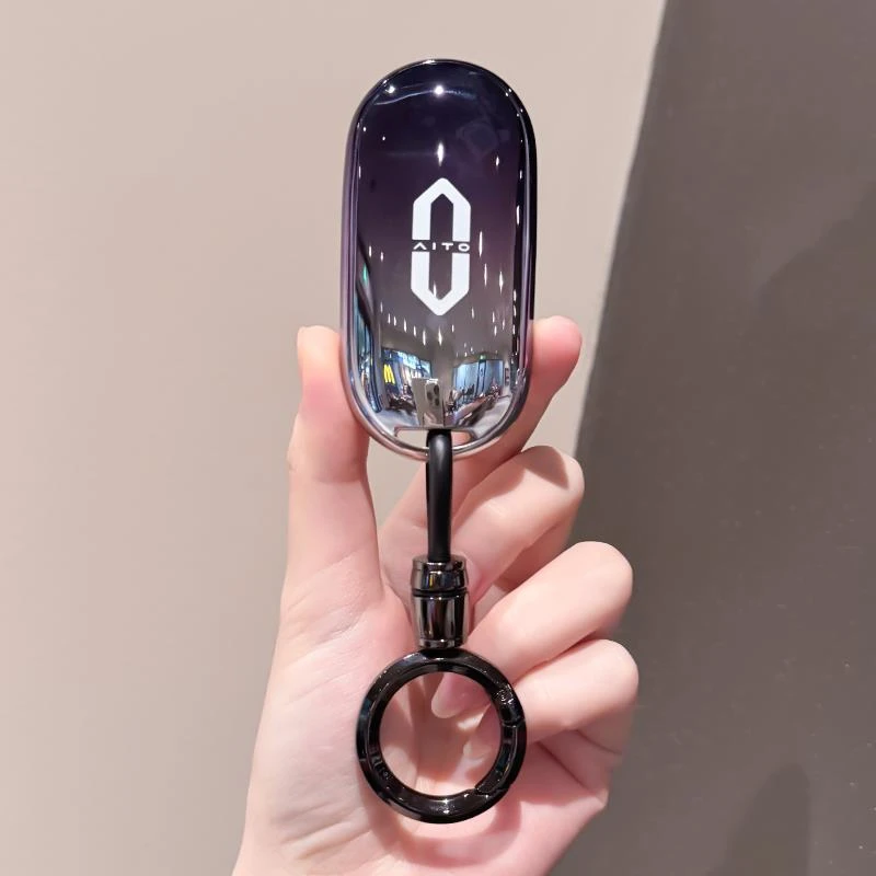 专用AITO赛力斯问界M7钥匙套华为M5金康M9网红女士汽车包扣保护壳