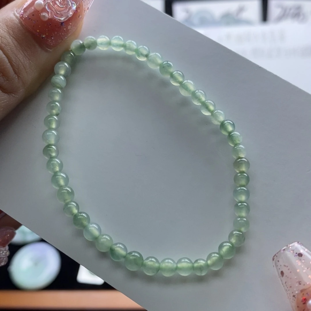翡翠手链未镶嵌手串