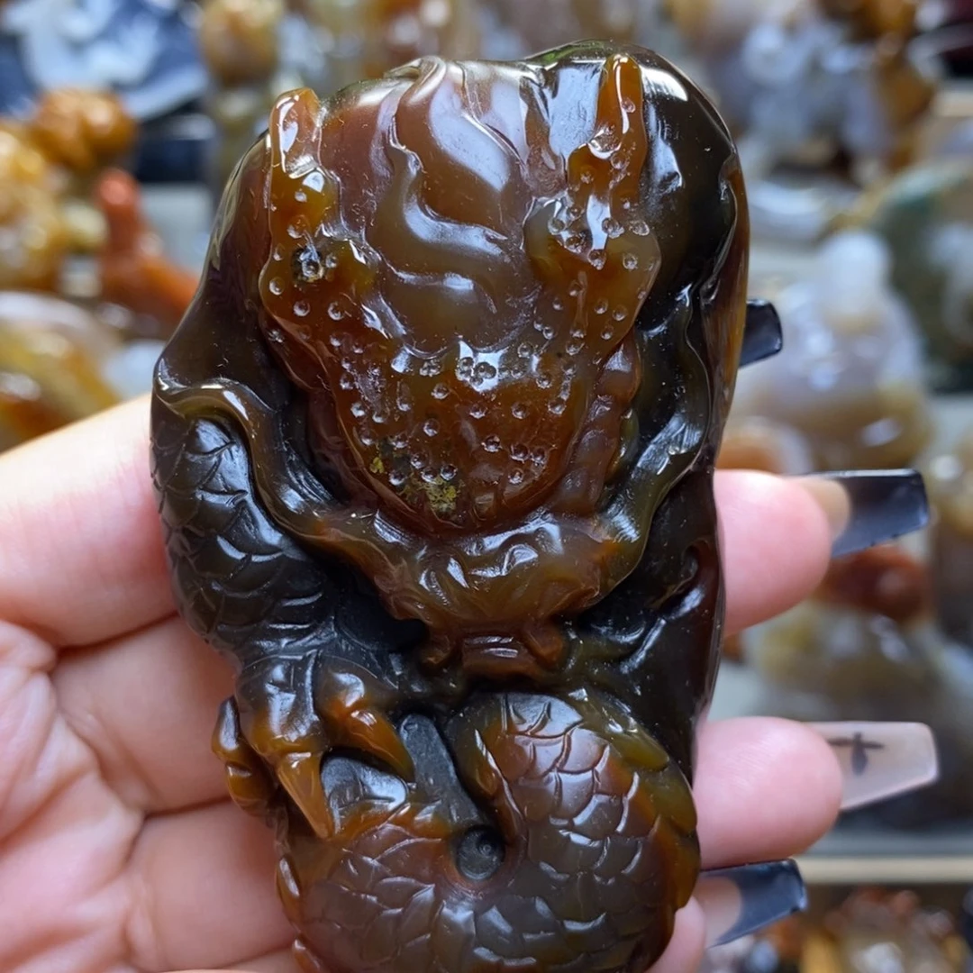 玛瑙/玉髓把件未镶嵌