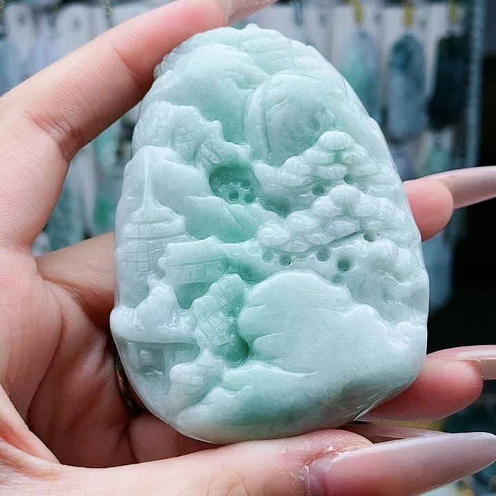 翡翠未镶嵌颈饰翡翠
