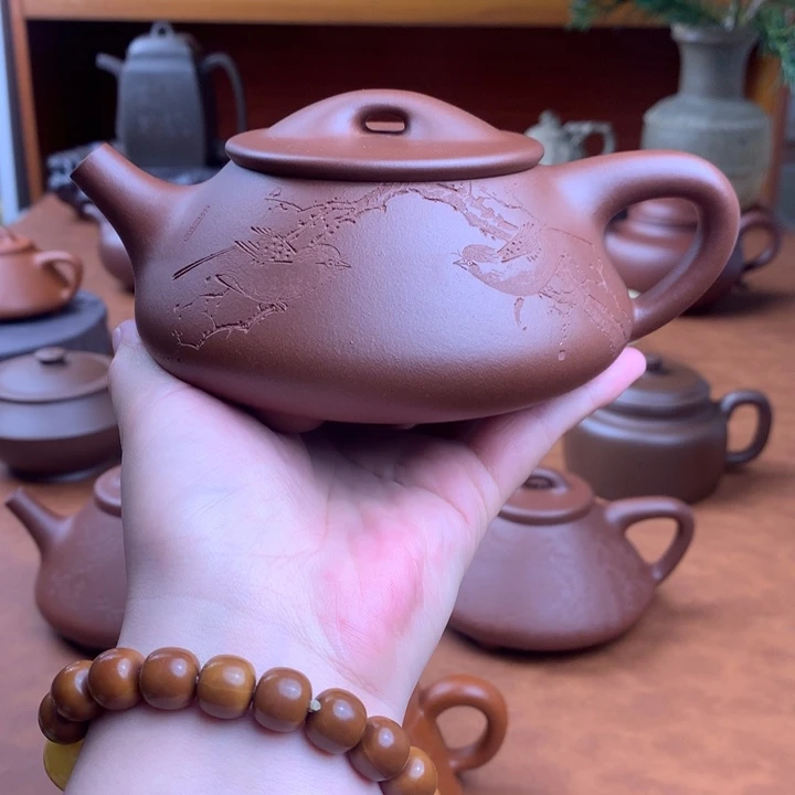 茶壶紫砂全手工景舟容量360