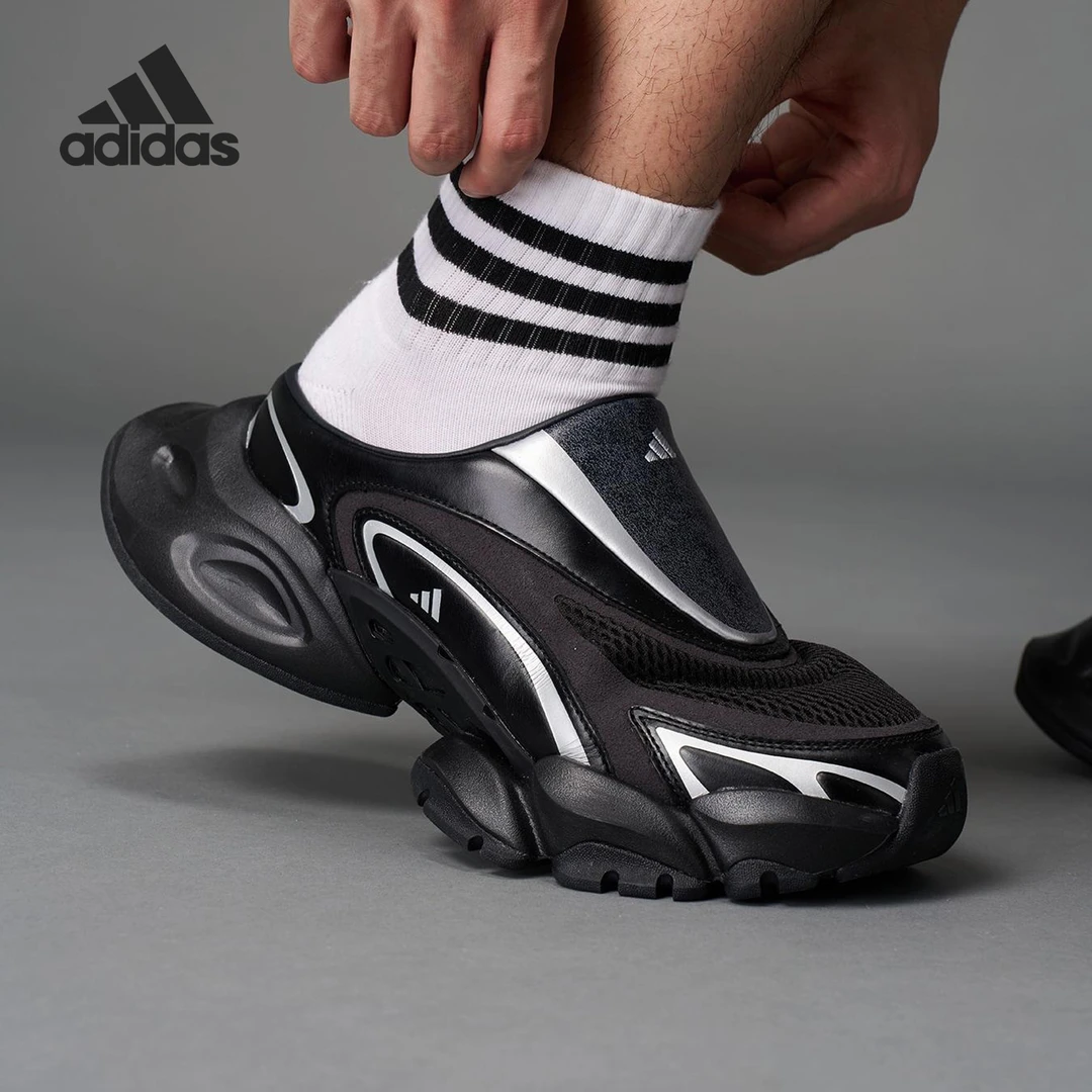 Adidas/阿迪达斯正品XLG RUNNER MULE男女休闲穆勒鞋KJ9047
