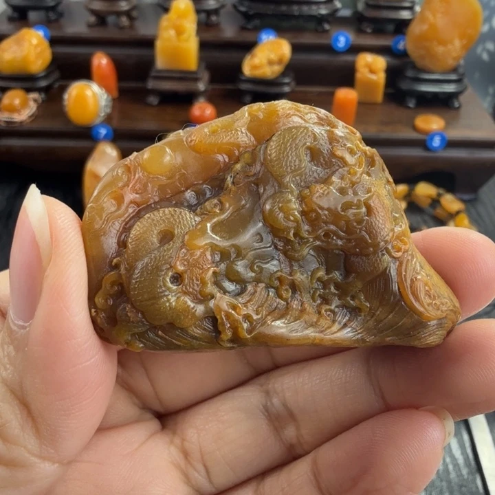 ****昌田黄石田黄石摆件