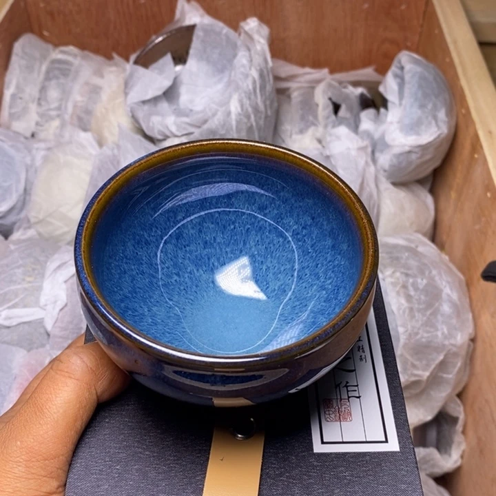 茶盏建盏喝茶主人杯茶杯