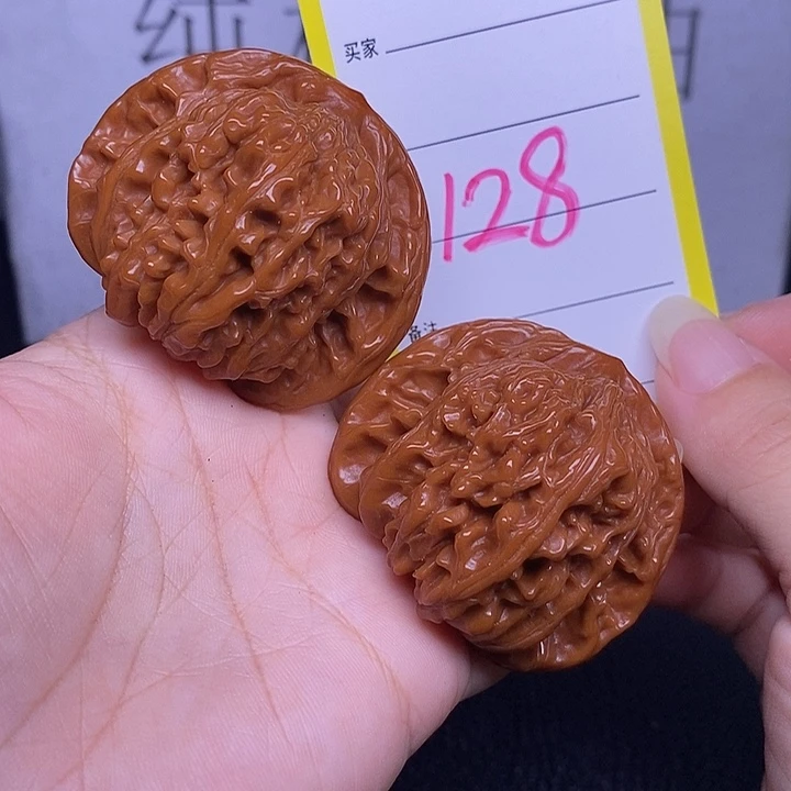 把件文玩核桃128/47.5四座楼