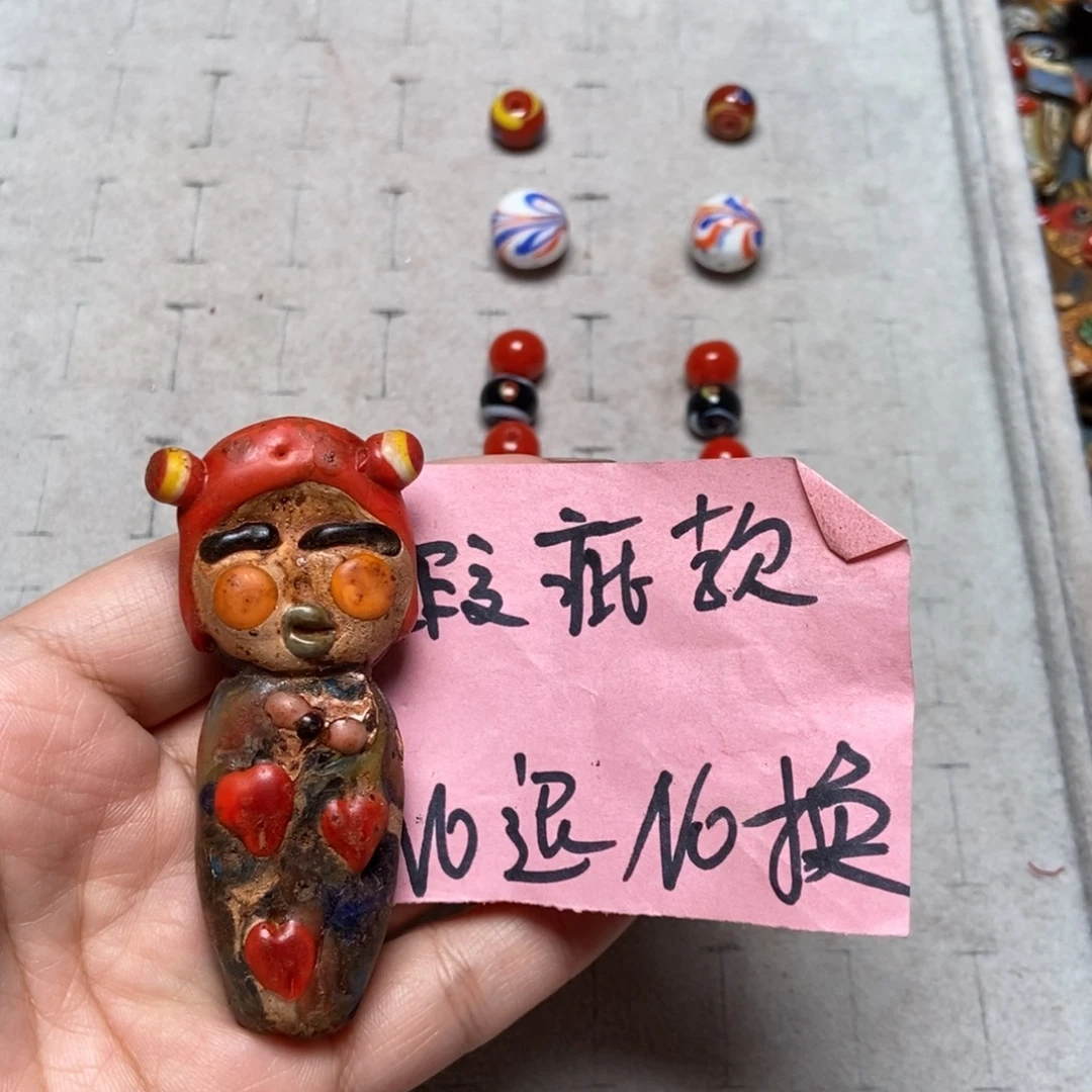 琉璃颈饰印度尼西亚微瑕02