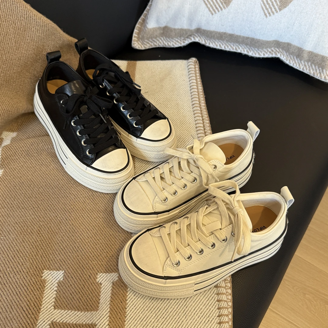 二姐的宝藏2025早秋新款厚底休闲百搭板鞋#25294