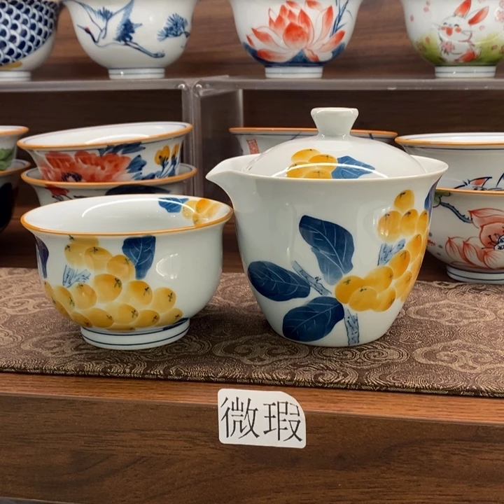 釉下老陶泥手工绘制