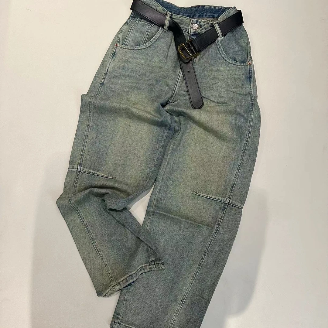 《姚家优麦汇》KH215春夏款水洗牛仔裤显瘦百搭新款裤子