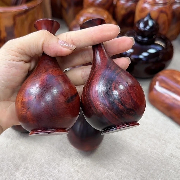 白枝/白酸枝（红酸枝木类）酸枝花瓶