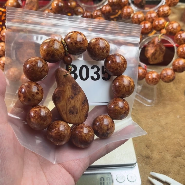 柏木（崖柏）手串/手链2.0金刚骨料