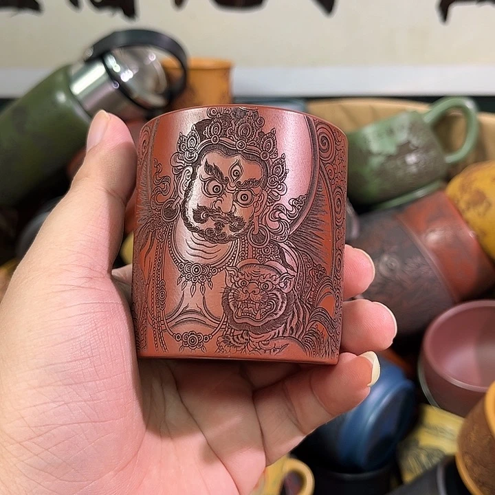 茶杯紫砂全手工紫砂主人杯