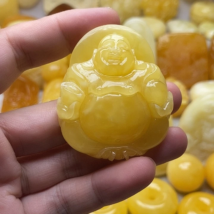 琥珀颈饰未镶嵌琥珀蜜蜡吊坠