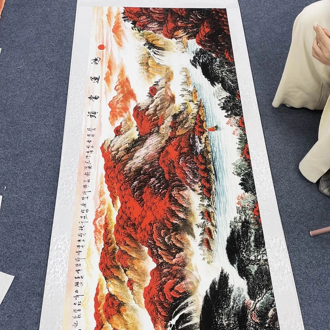 国画作品小姐姐放漏…