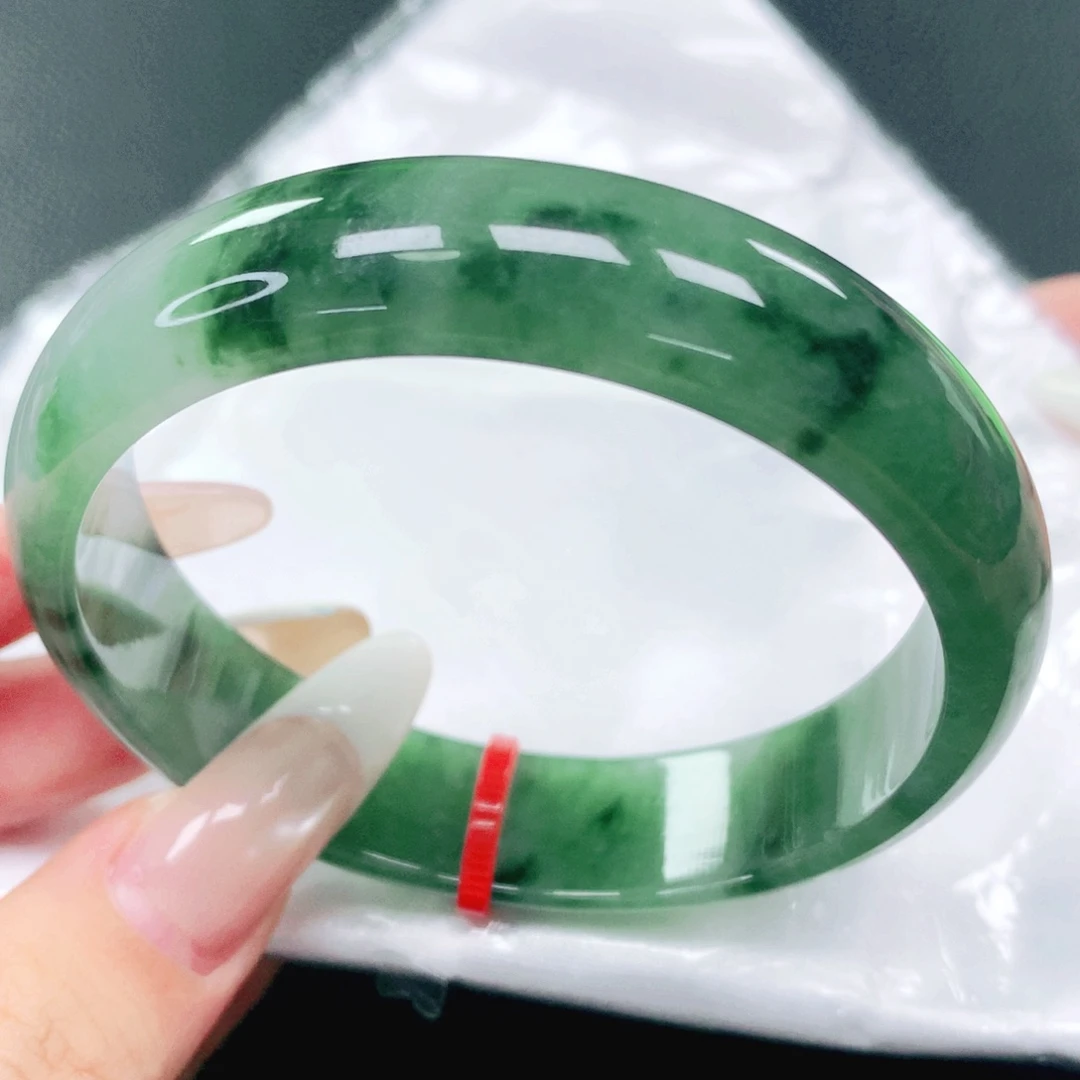 翡翠未镶嵌手镯58