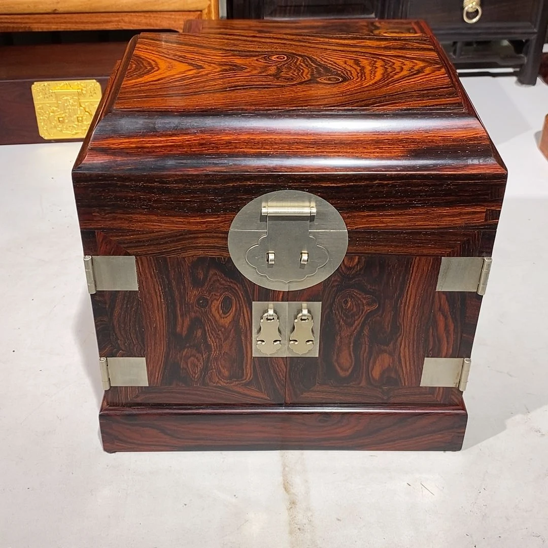 微凹黄檀（南美大红酸枝）独板官箱25/18/25