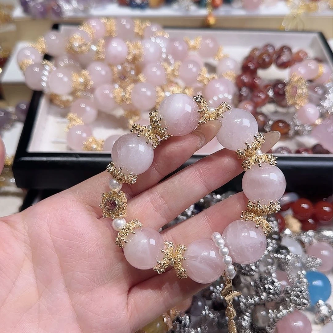 水晶手链未镶嵌吧