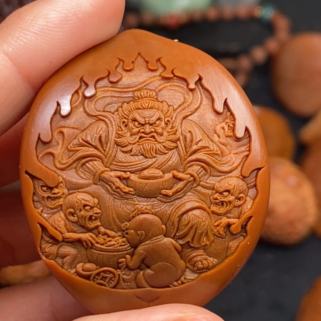 菩提籽类橄榄核雕刻手串手链橄榄核雕手串