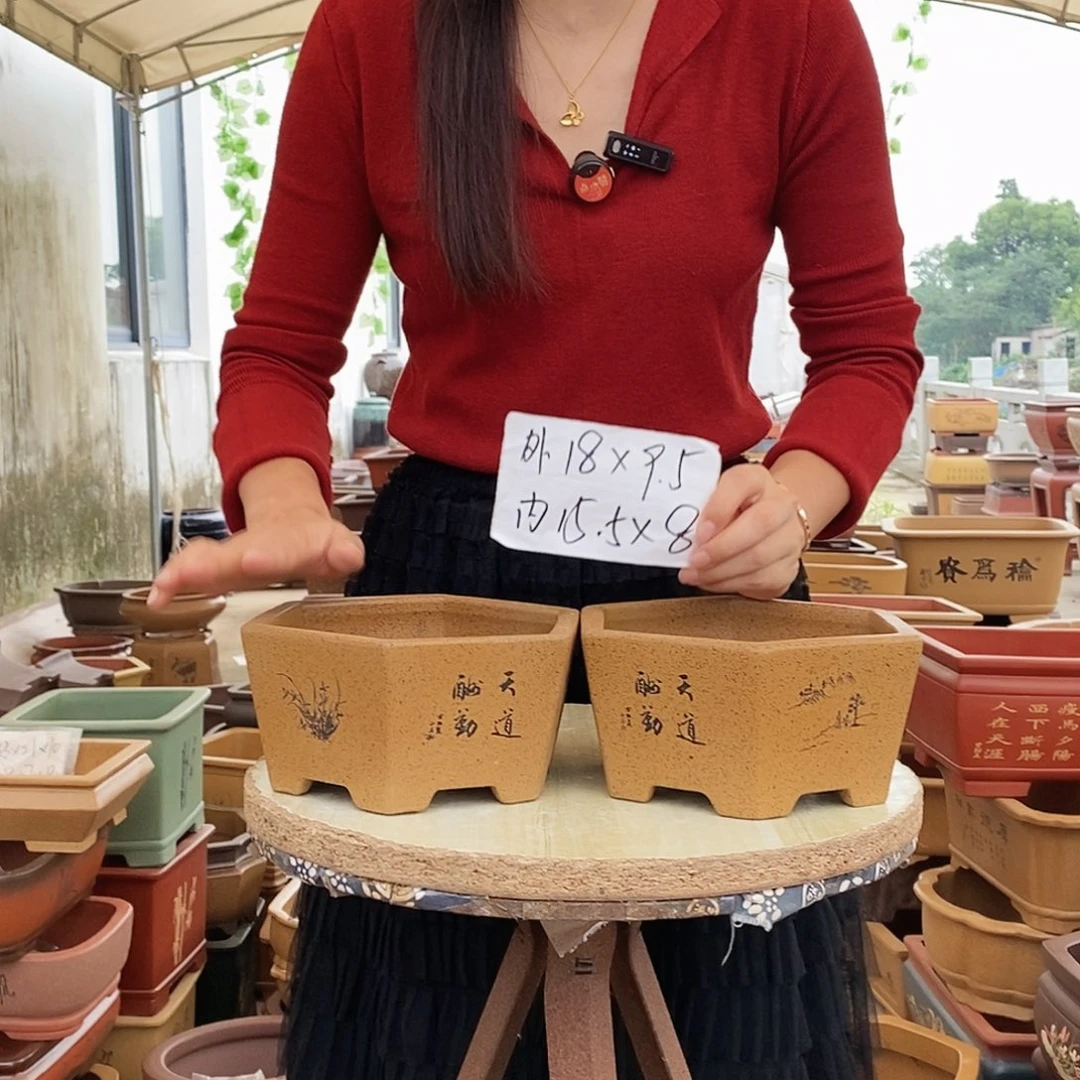 紫砂花盆紫砂花盆