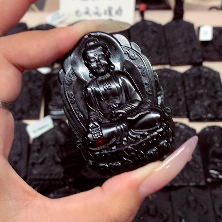 天然a货钢琴黑挂件