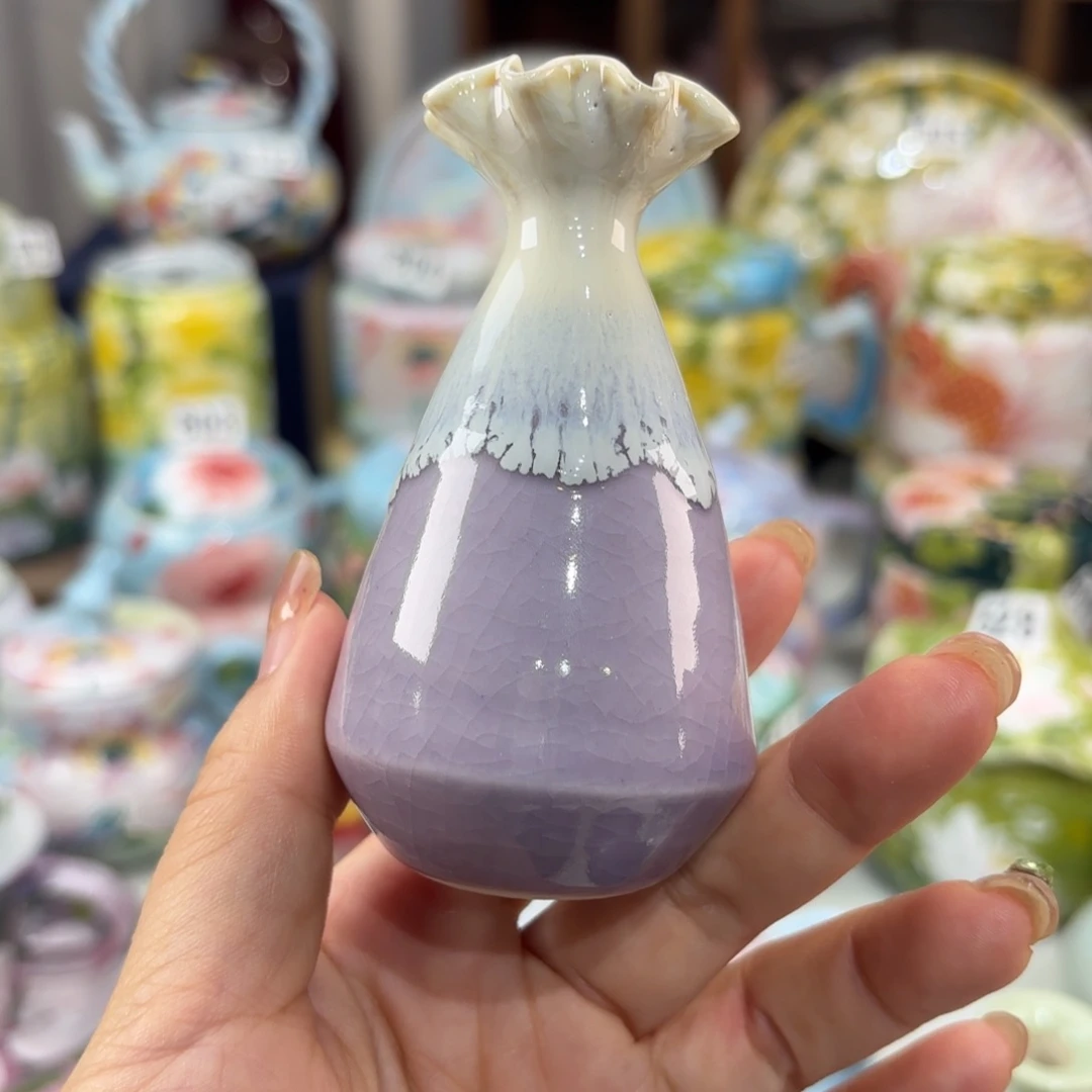 瓷片景德镇手绘高温釉下彩陶瓷茶具