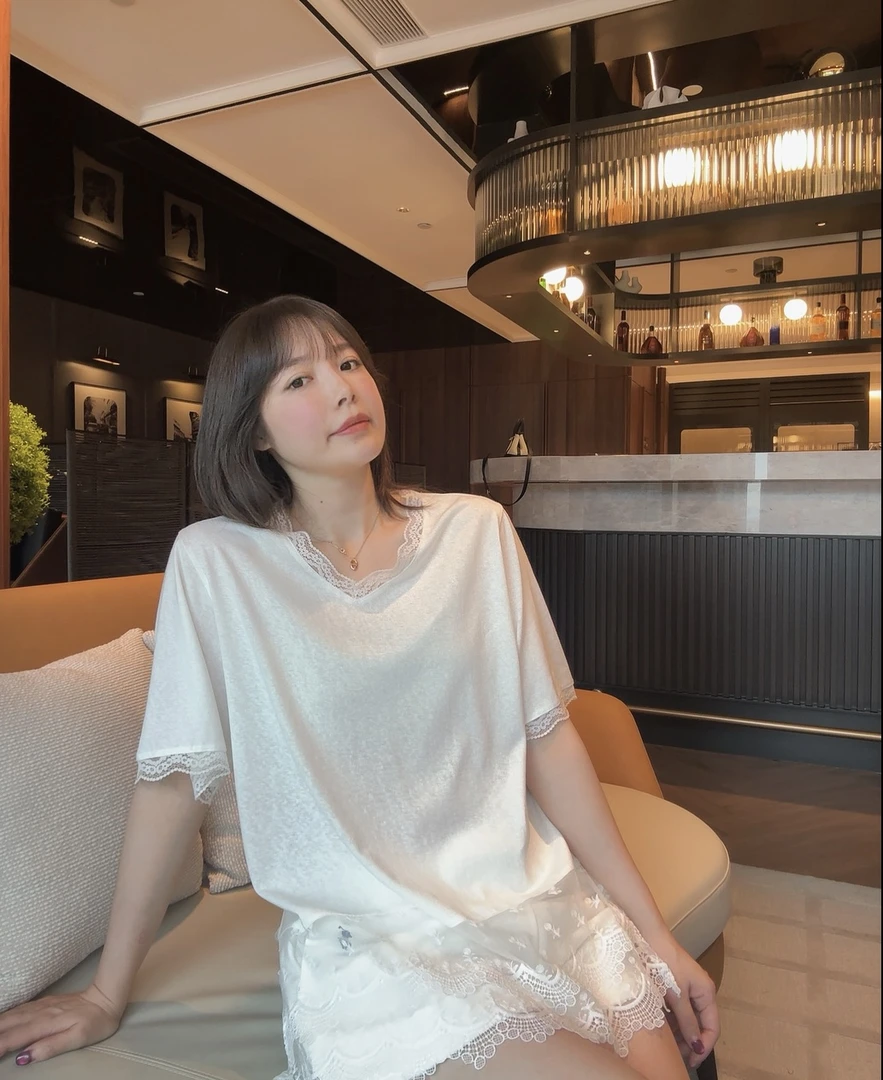 BETTER JOELAY-【漫步波光】时尚百搭短袖T恤休闲风Z0755