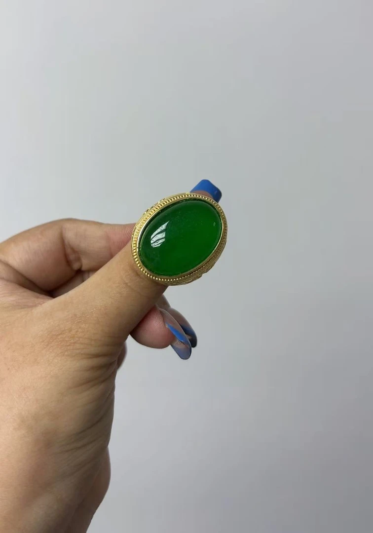 【收藏级轻奢时尚设计】大蛋面戒指A48