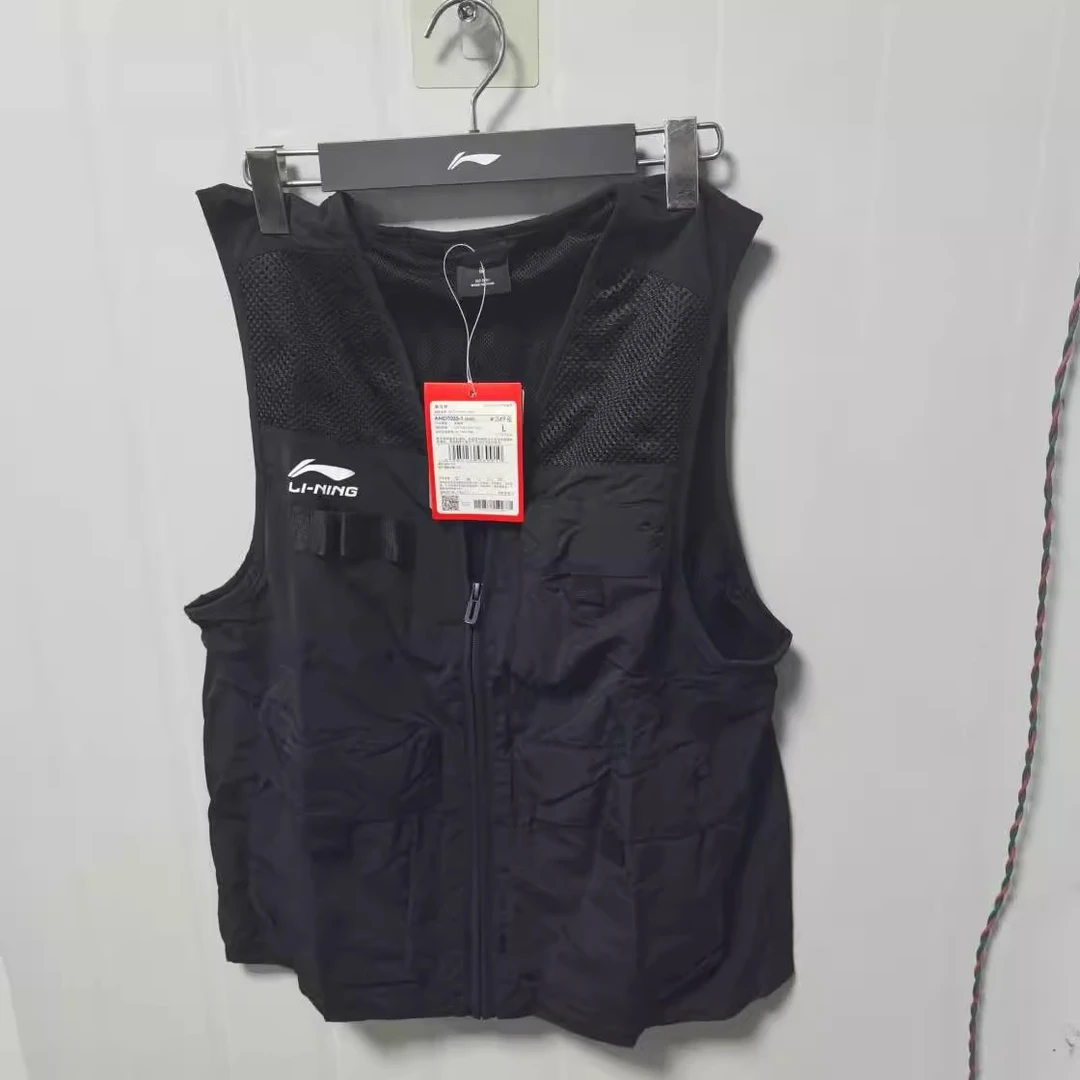 李宁黑色 中 单马甲035-2