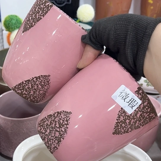 多肉绿植陶瓷花盆9.9包邮