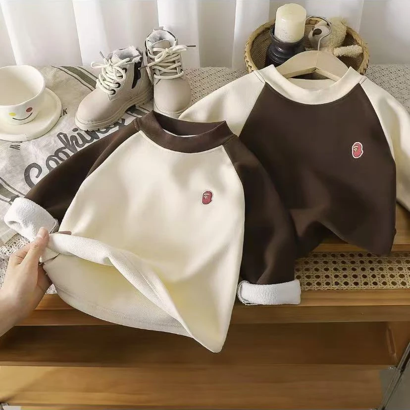 男童秋冬季打底衫小人头款