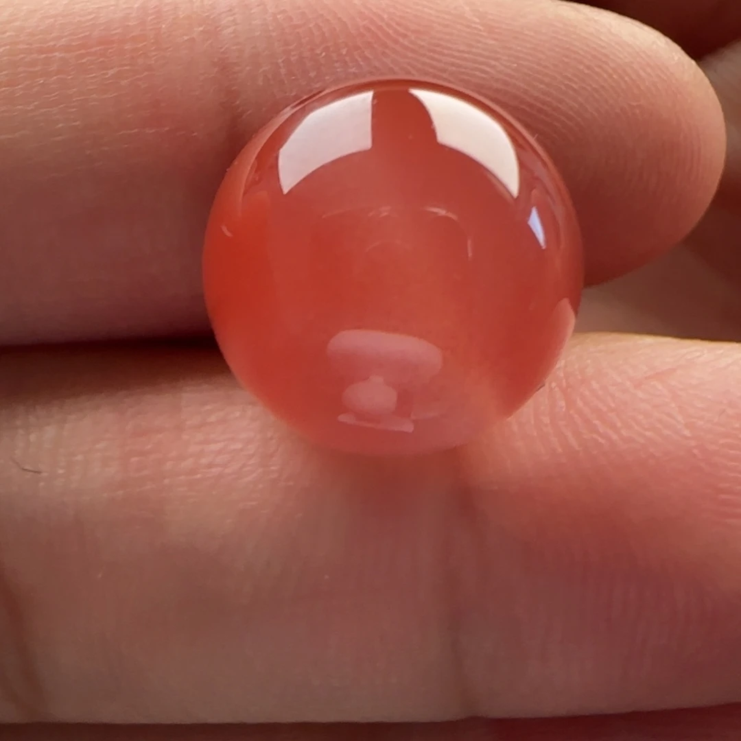 南红玛瑙圆珠12.6未镶嵌