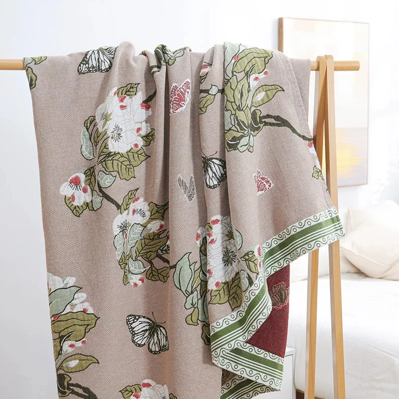 毛病大处理品～全棉色轴多用毯200*230微瑕会缩水会起小毛球～H538