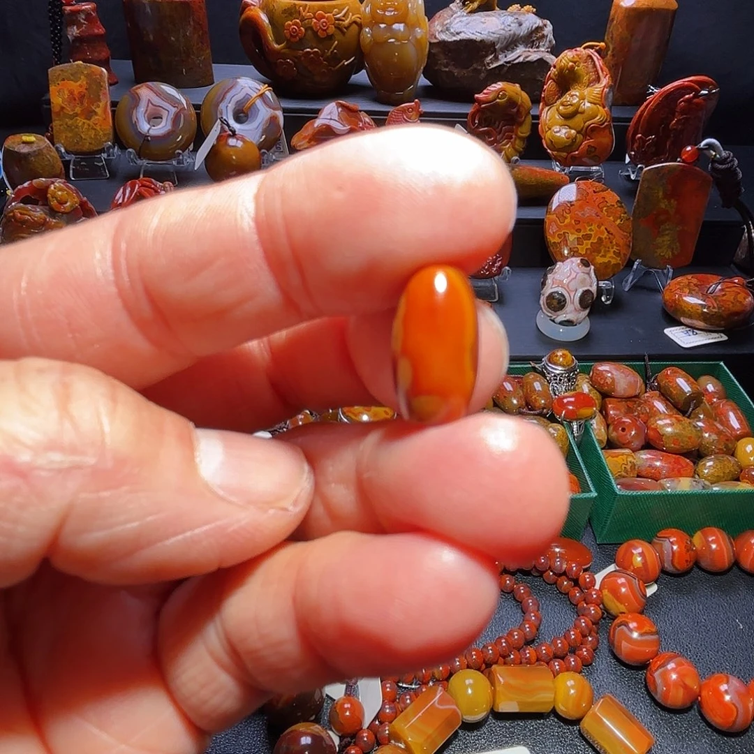 玛瑙/玉髓未镶嵌吊坠(不含链)