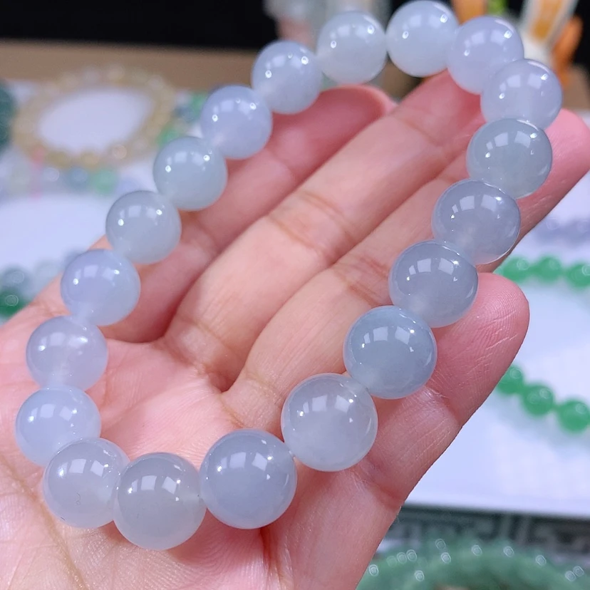 【闪购商品】翡翠手链未镶嵌翡翠卡10.5