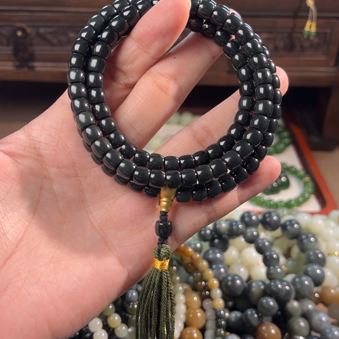 和田玉未镶嵌手链