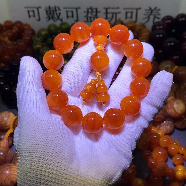 手串/手链松木（琥珀木）1.6 包浆高货
