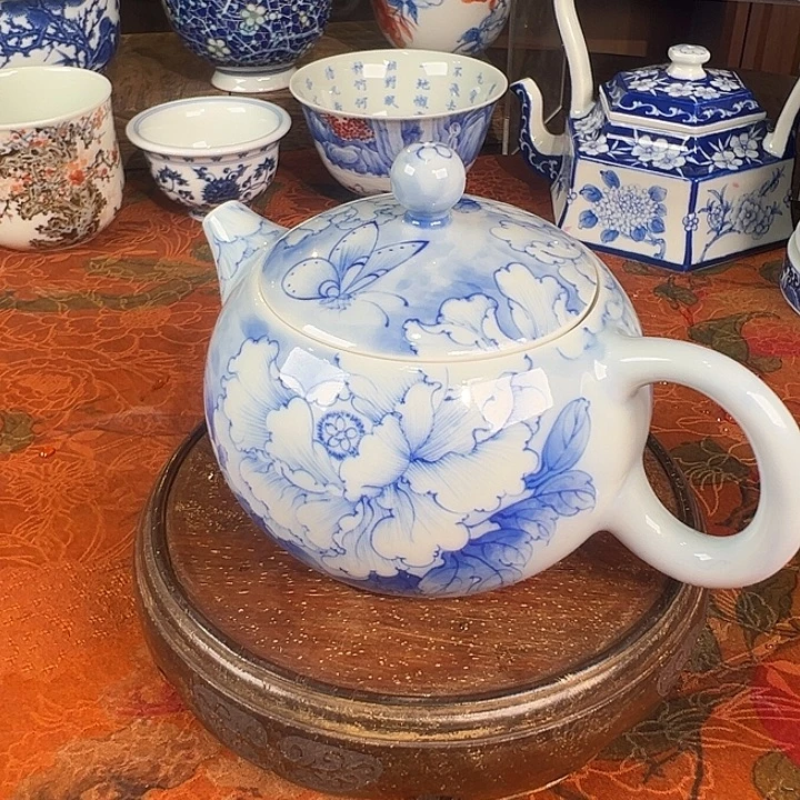 杯子陶青樵轩牡丹西施壶