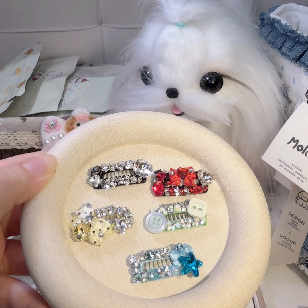 宠物发夹超好看哒爱啦