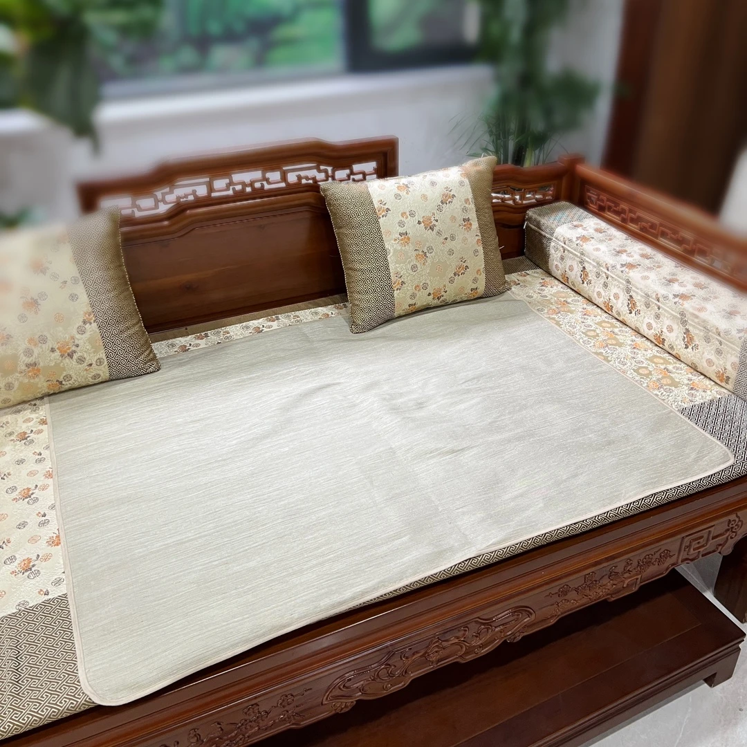 【老料子】柞蚕丝凉席方便携带简约舒适隔潮降燥不沾身0407