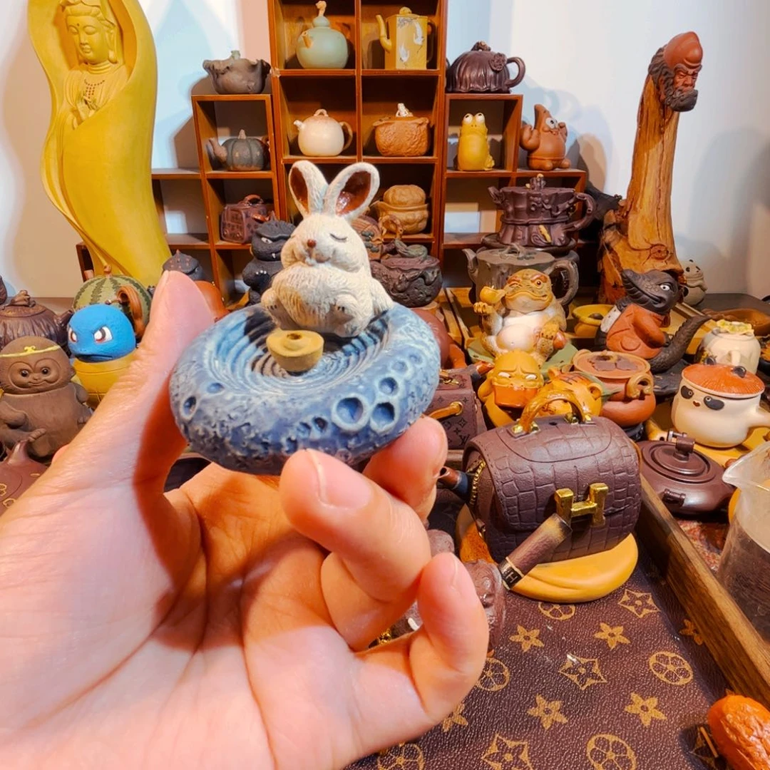 紫砂茶叶盒纯手工制作过程非常