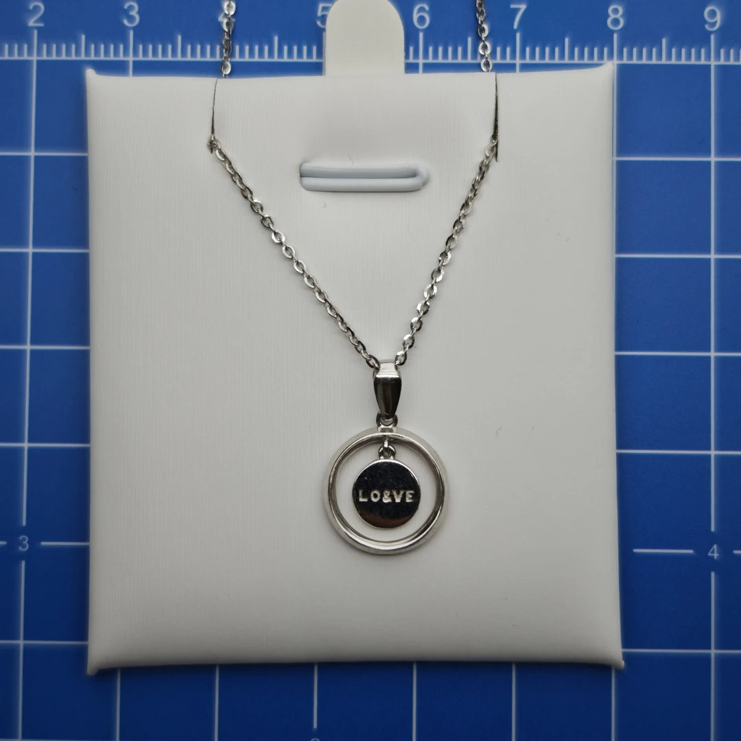 PT950铂金项链   LOVE精致款套链 链长约43cm  m扣   4.43g