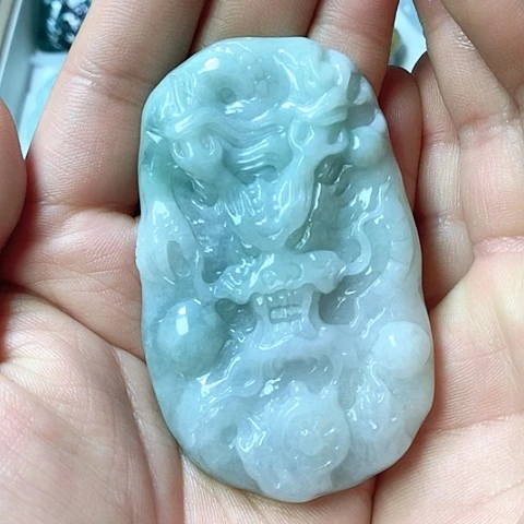 翡翠颈饰未镶嵌天然缅甸翡翠a货