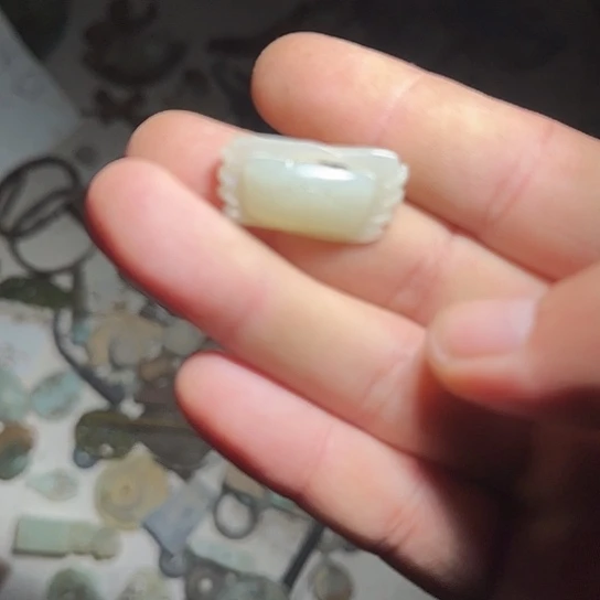 观***人玻璃工艺品摆件钥匙扣吊坠