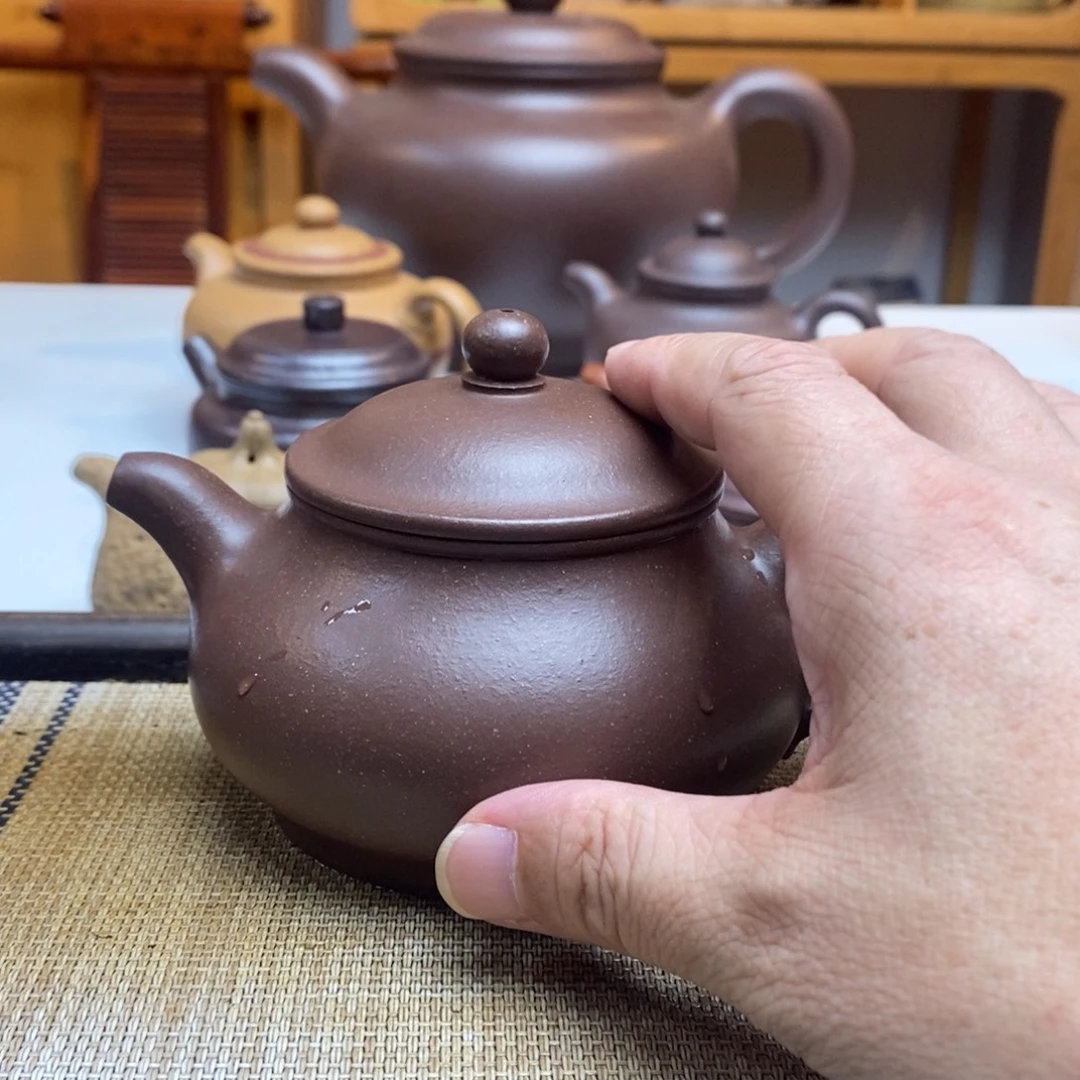 茶壶紫砂280毫升大水潭紫泥潘壶