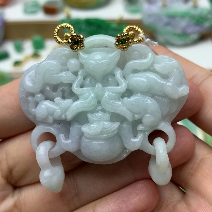 颈饰未镶嵌翡翠翡翠