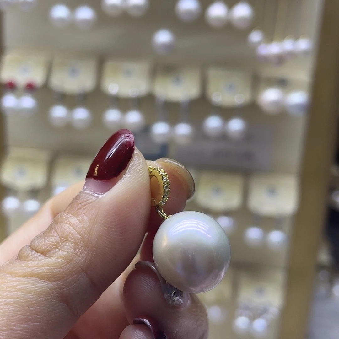 颈饰淡水珍珠银S925镶嵌