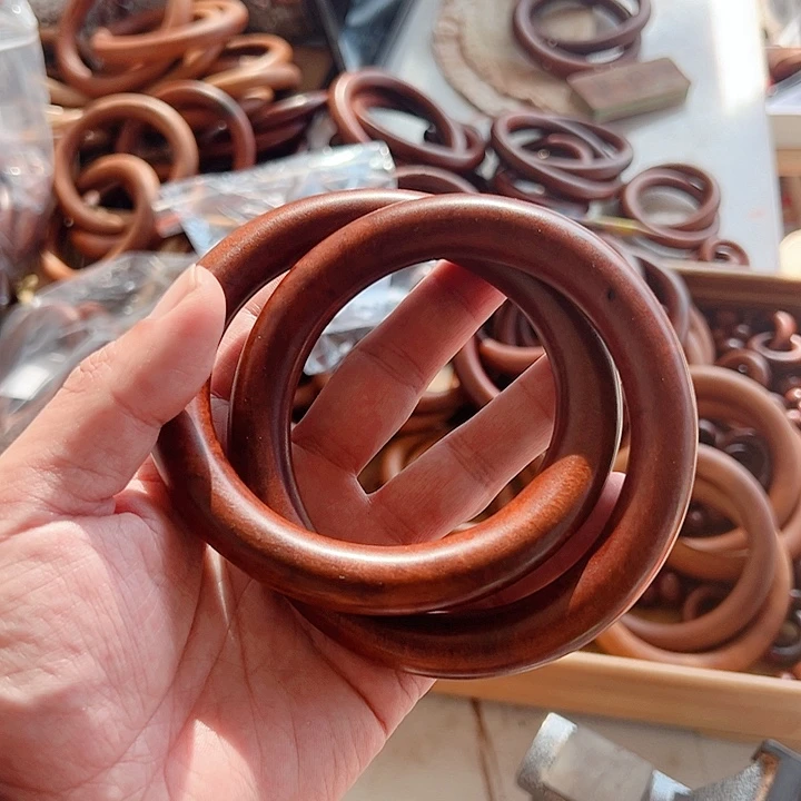 朱****枣木百年陈华老枣木乾坤圈内径80款刻星